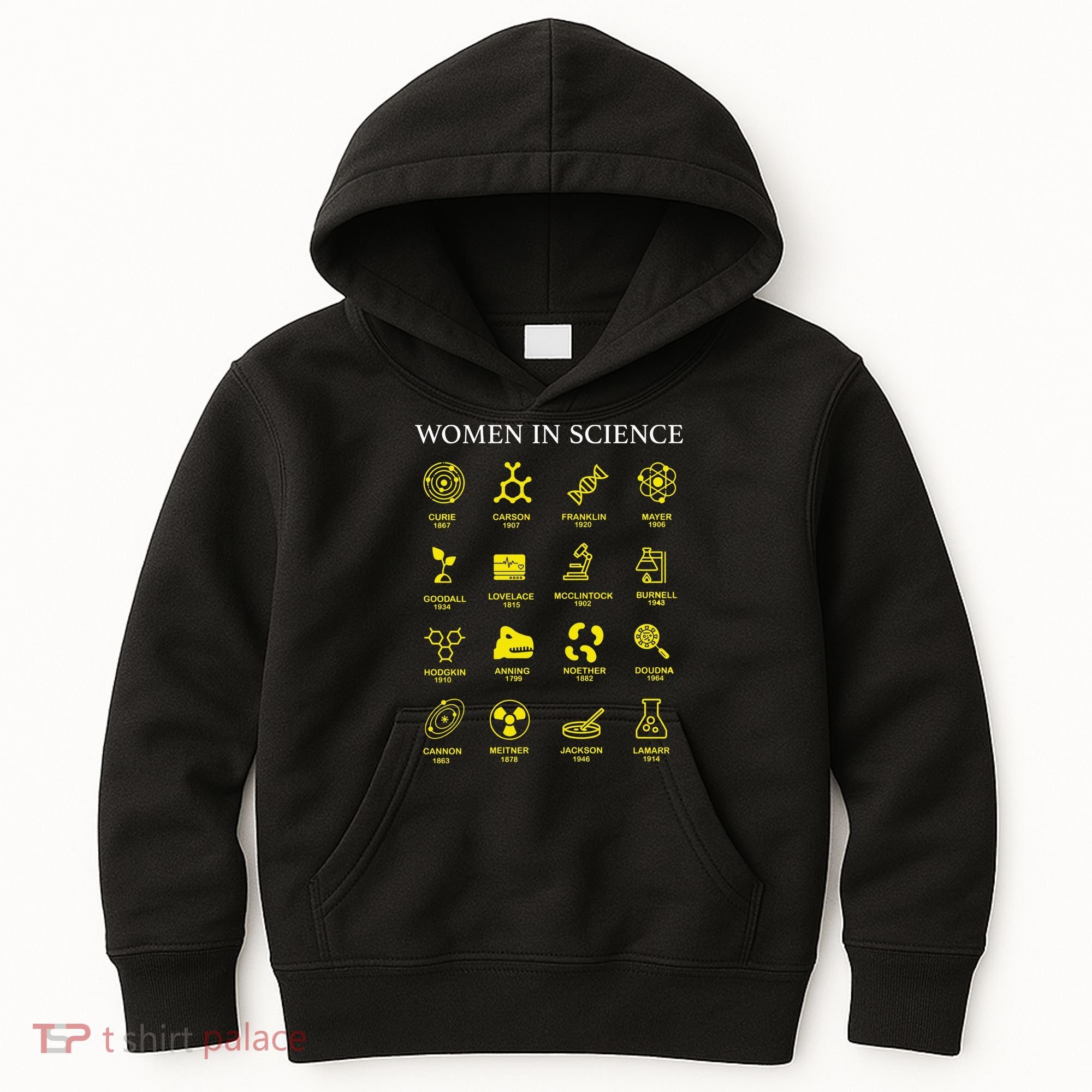 Women In Science Feminist Kids Hoodie