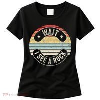 Wait I See A Rock Retro Sunset Style Geological Women's T-Shirt thumb 0