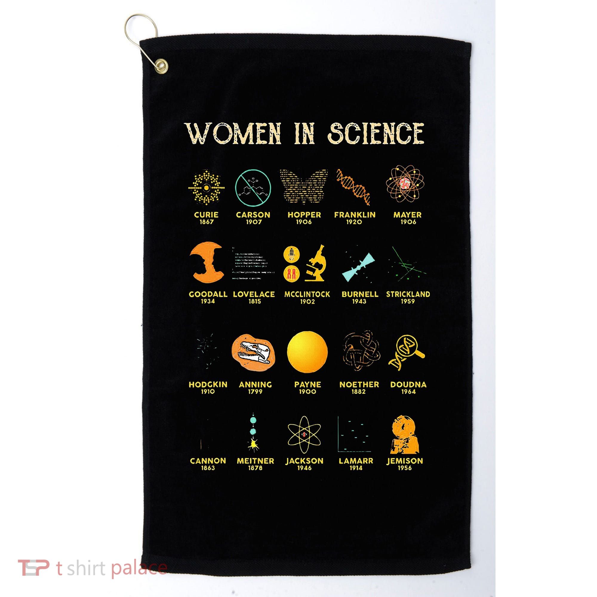 Women In Science Golf Towel