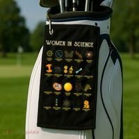 Women In Science Golf Towel thumb 2