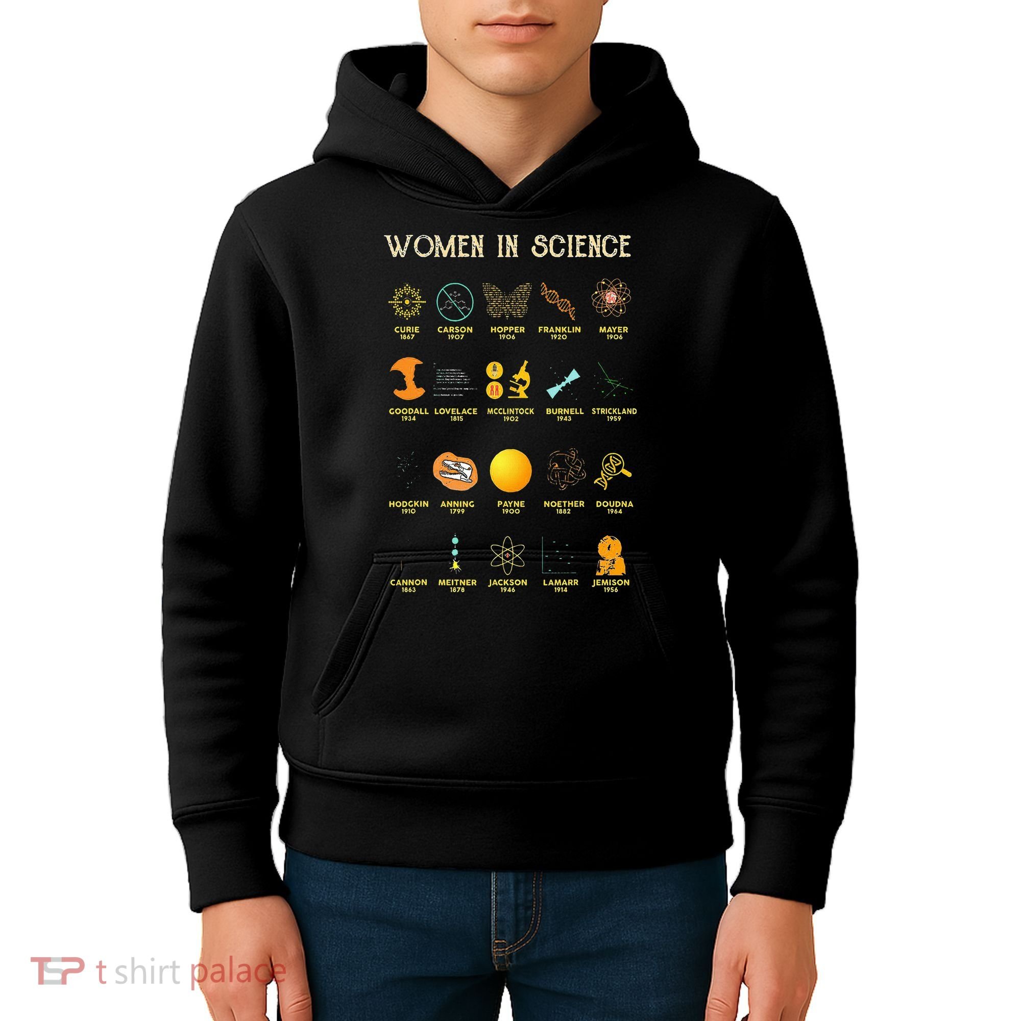 Women In Science Kids Hoodie