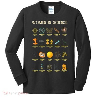 Women In Science Kids Long Sleeve Shirt