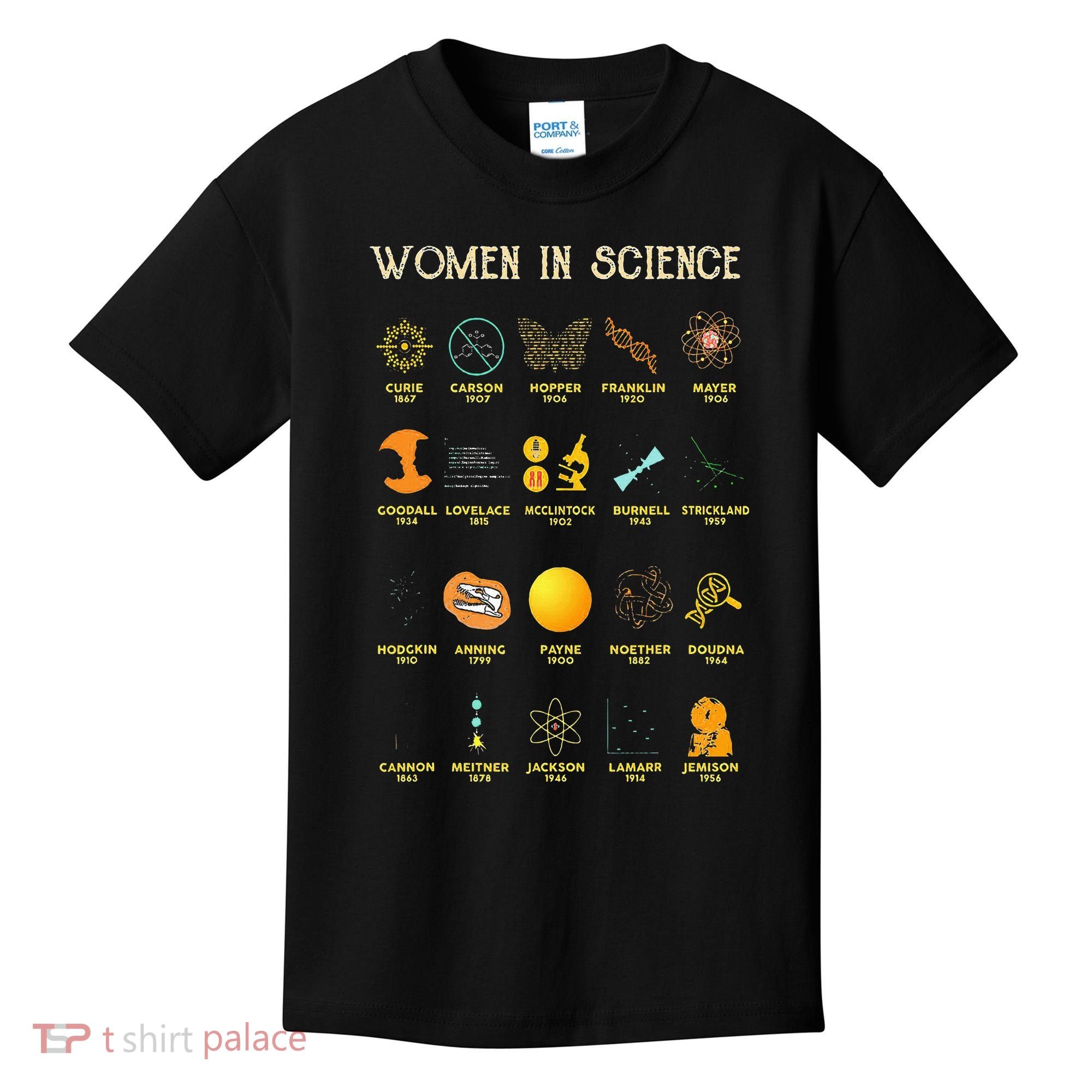 Women In Science Kids T-Shirt