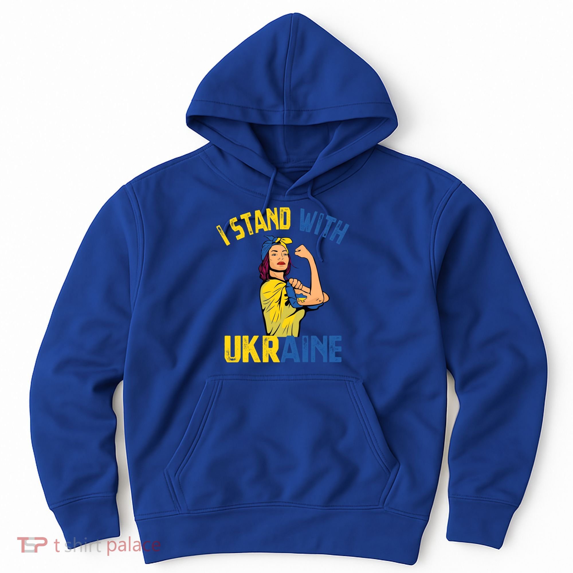 Wo I Stand With Ukrain Support Ukraine Flag Cute Gift Hoodie