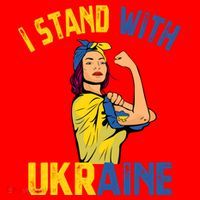 Wo I Stand With Ukrain Support Ukraine Flag Cute Gift Santa Hat thumb 1