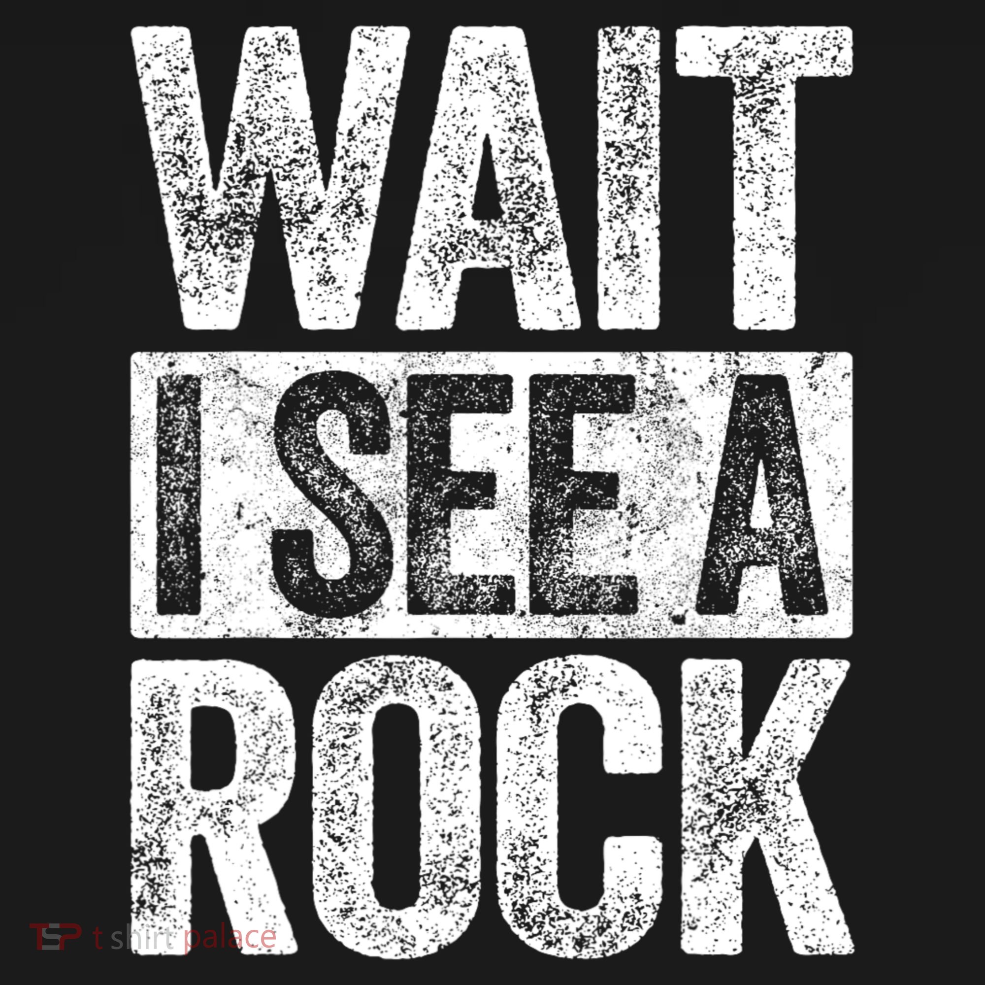 Wait I See A Rock Funny Geologist Gift T-Shirt