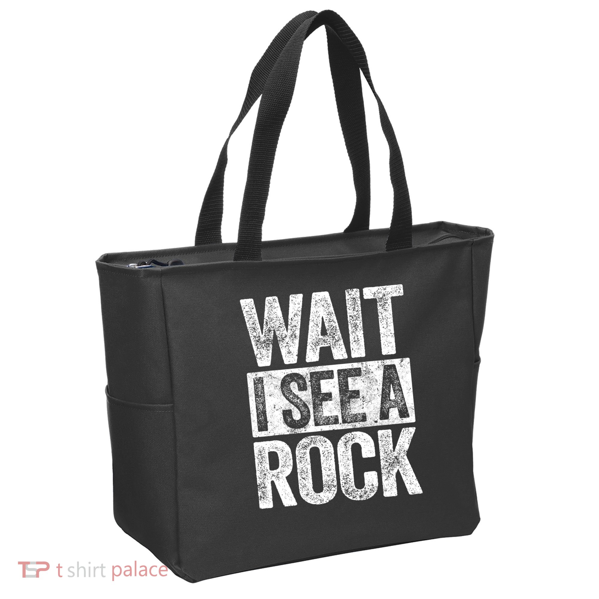 Wait I See A Rock Funny Geologist Gift Tote Bag