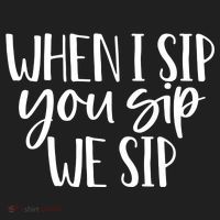 When I Sip You Sip We Sip Funny Bachelorette Bridal Party Gift Beanie thumb 2