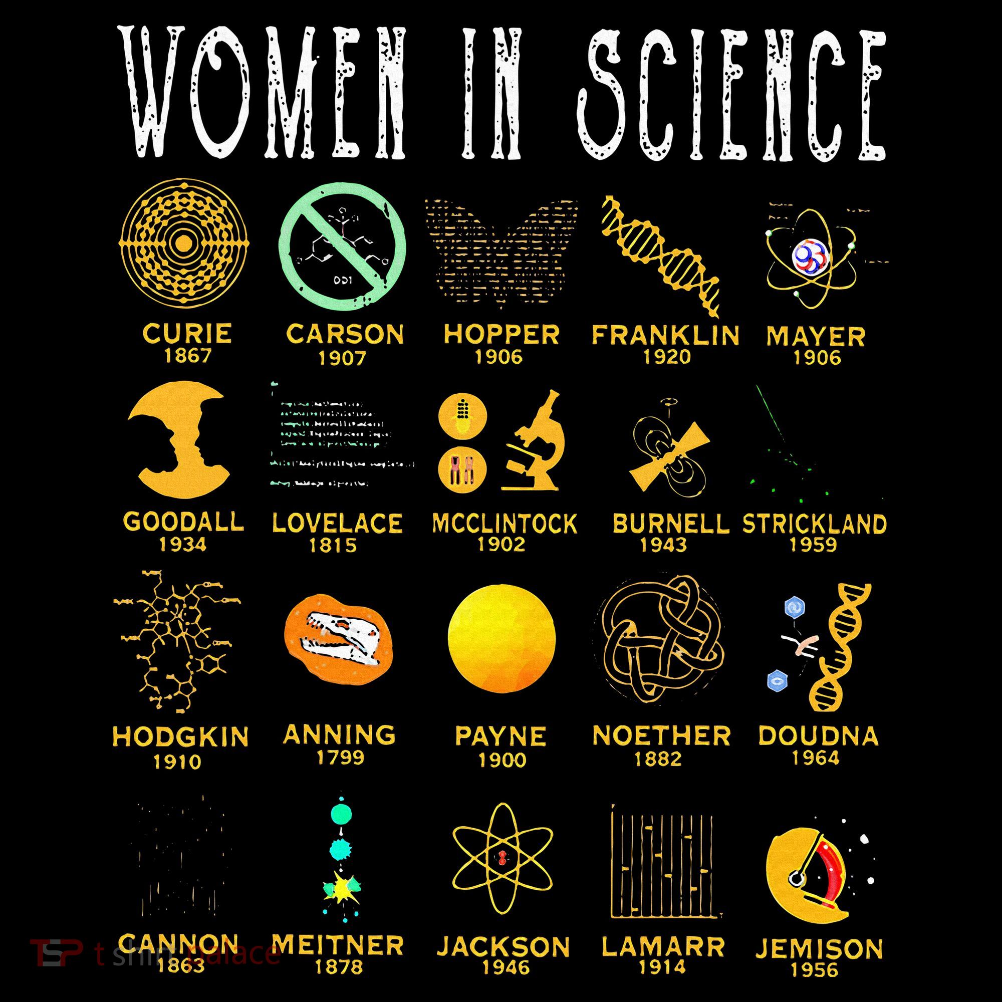 Women In Science Baby Bodysuit