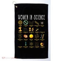 Women In Science Golf Towel thumb 0