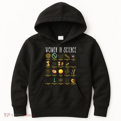 Women In Science Kids Hoodie