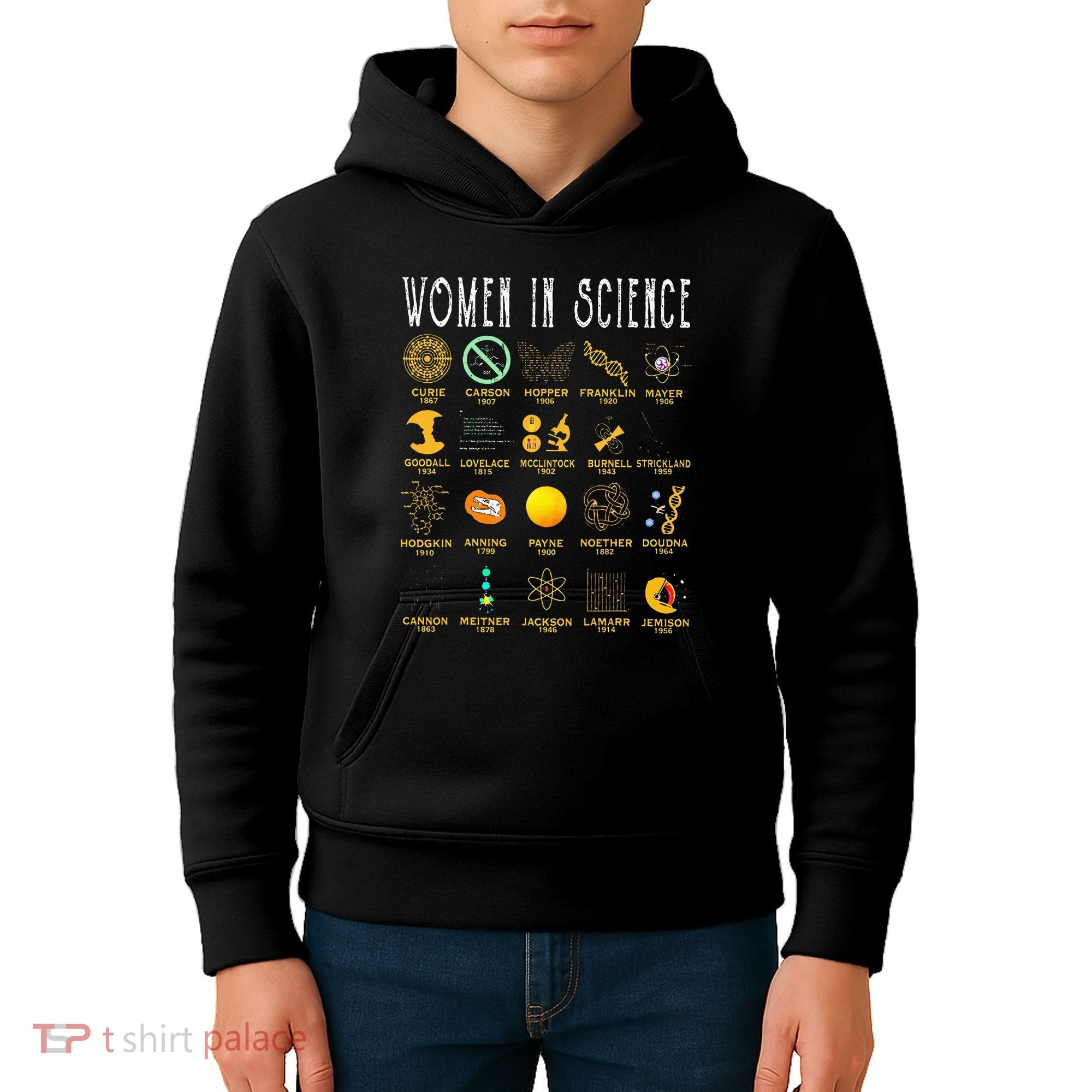 Women In Science Kids Hoodie