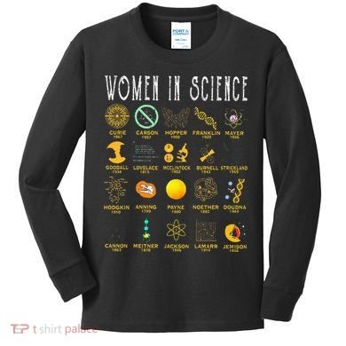 Women In Science Kids Long Sleeve Shirt