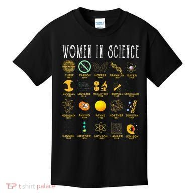 Women In Science Kids T-Shirt