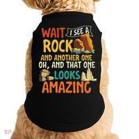 Wait I See A Rock Rock Collector Geode Hunter Geology Doggie Tank thumb 0