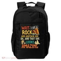 Wait I See A Rock Rock Collector Geode Hunter Geology Backpack thumb 0