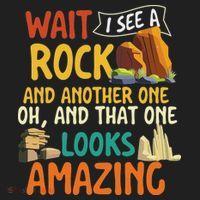 Wait I See A Rock Rock Collector Geode Hunter Geology Beanie thumb 2