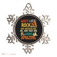 Wait I See A Rock Rock Collector Geode Hunter Geology Ornament thumb 0