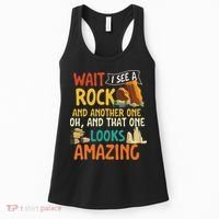 Wait I See A Rock Rock Collector Geode Hunter Geology Women's Tank Top thumb 0