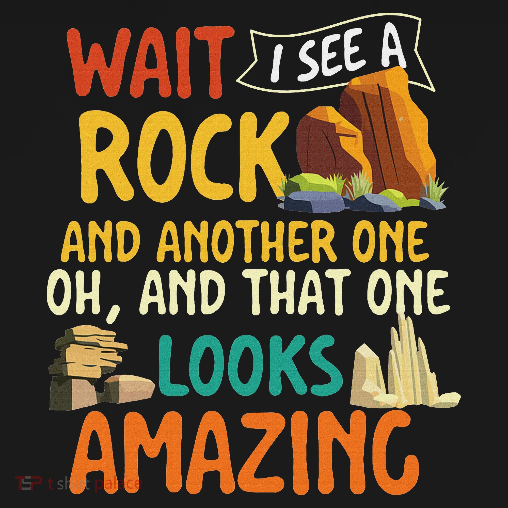 Wait I See A Rock Rock Collector Geode Hunter Geology Toddler Hoodie