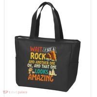 Wait I See A Rock Rock Collector Geode Hunter Geology Tote Bag thumb 3