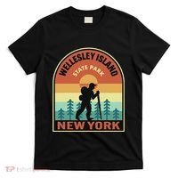 Wellesley Island State Park New York Retro Hiking T-Shirt thumb 0