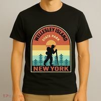 Wellesley Island State Park New York Retro Hiking T-Shirt thumb 3