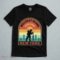 Wellesley Island State Park New York Retro Hiking T-Shirt thumb 5