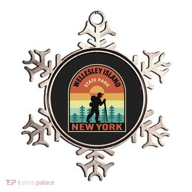 Wellesley Island State Park New York Retro Hiking Ornament