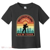 Wellesley Island State Park New York Retro Hiking Toddler T-Shirt thumb 0