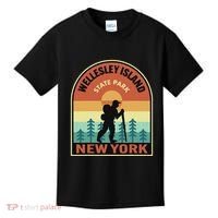 Wellesley Island State Park New York Retro Hiking Kids T-Shirt thumb 0