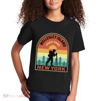 Wellesley Island State Park New York Retro Hiking Kids T-Shirt thumb 2