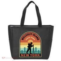 Wellesley Island State Park New York Retro Hiking Tote Bag thumb 0
