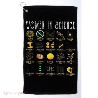 Women In Science Golf Towel
