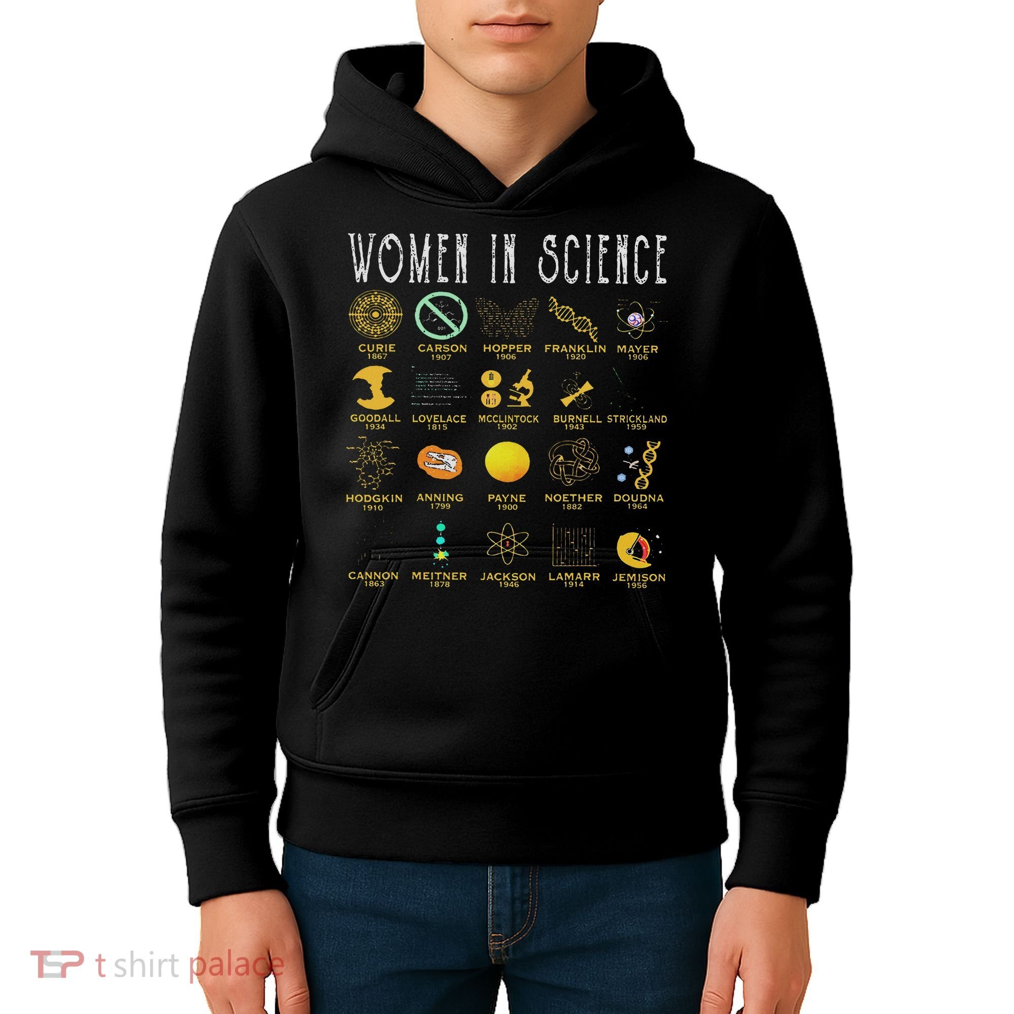 Women In Science Kids Hoodie