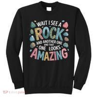 Wait I See A Rock Geologist Geology Teacher Sweatshirt thumb 0