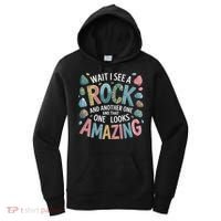 Wait I See A Rock Geologist Geology Teacher Women's Hoodie thumb 0