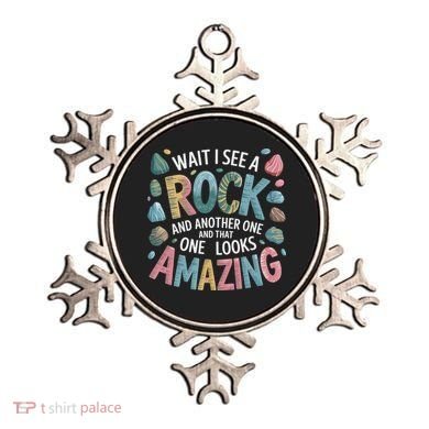 Wait I See A Rock Geologist Geology Teacher Ornament