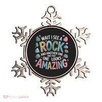 Wait I See A Rock Geologist Geology Teacher Ornament thumb 0