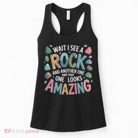 Wait I See A Rock Geologist Geology Teacher Women's Tank Top thumb 0