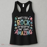 Wait I See A Rock Geologist Geology Teacher Women's Tank Top thumb 3