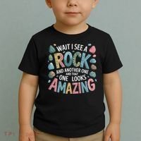 Wait I See A Rock Geologist Geology Teacher Toddler T-Shirt thumb 2