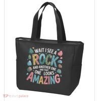 Wait I See A Rock Geologist Geology Teacher Tote Bag thumb 3
