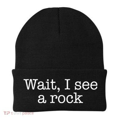 Wait I See A Rock Geology Teacher Beanie
