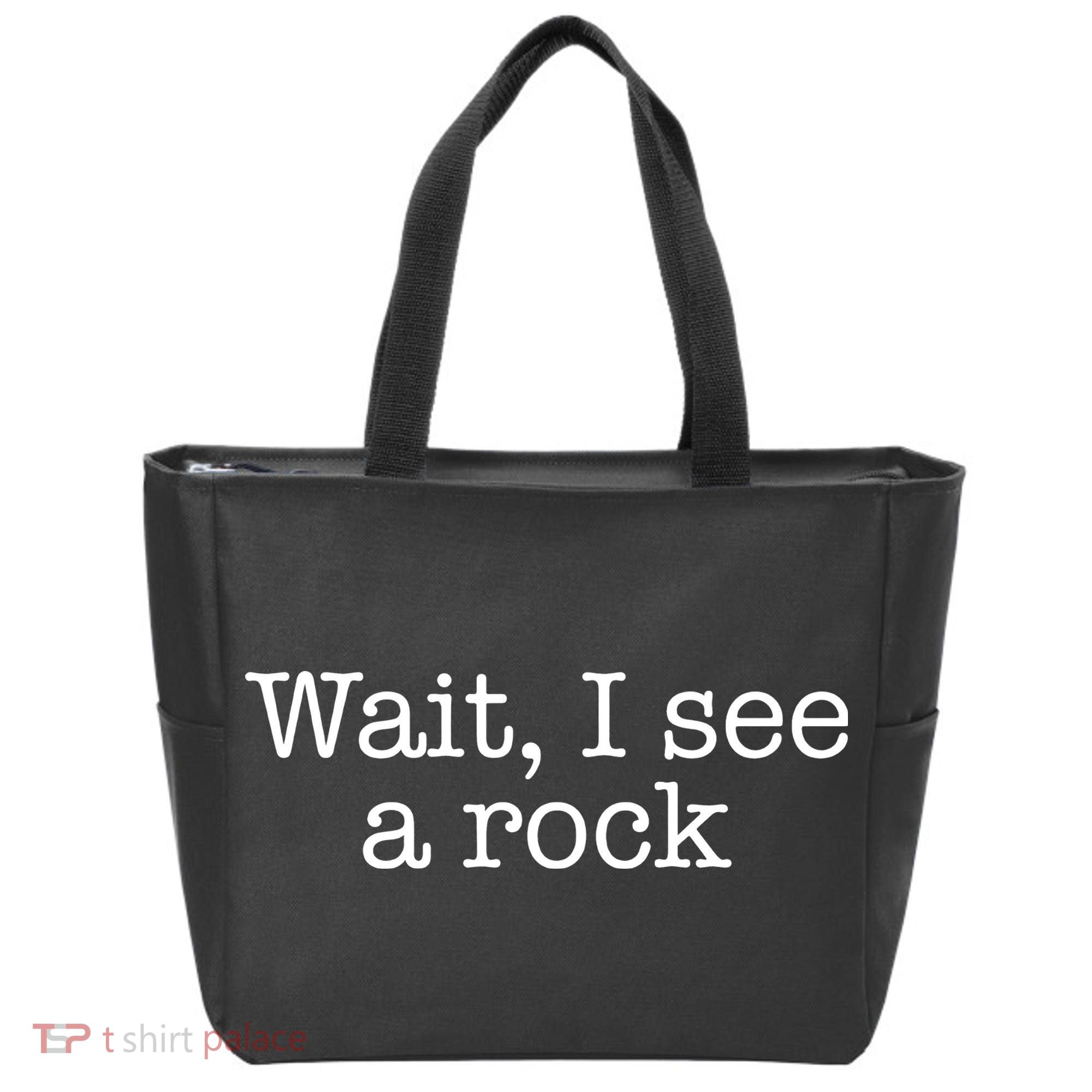 Wait I See A Rock Geology Teacher Tote Bag