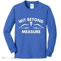 Wit Beyond Measure Kids Long Sleeve Shirt thumb 0