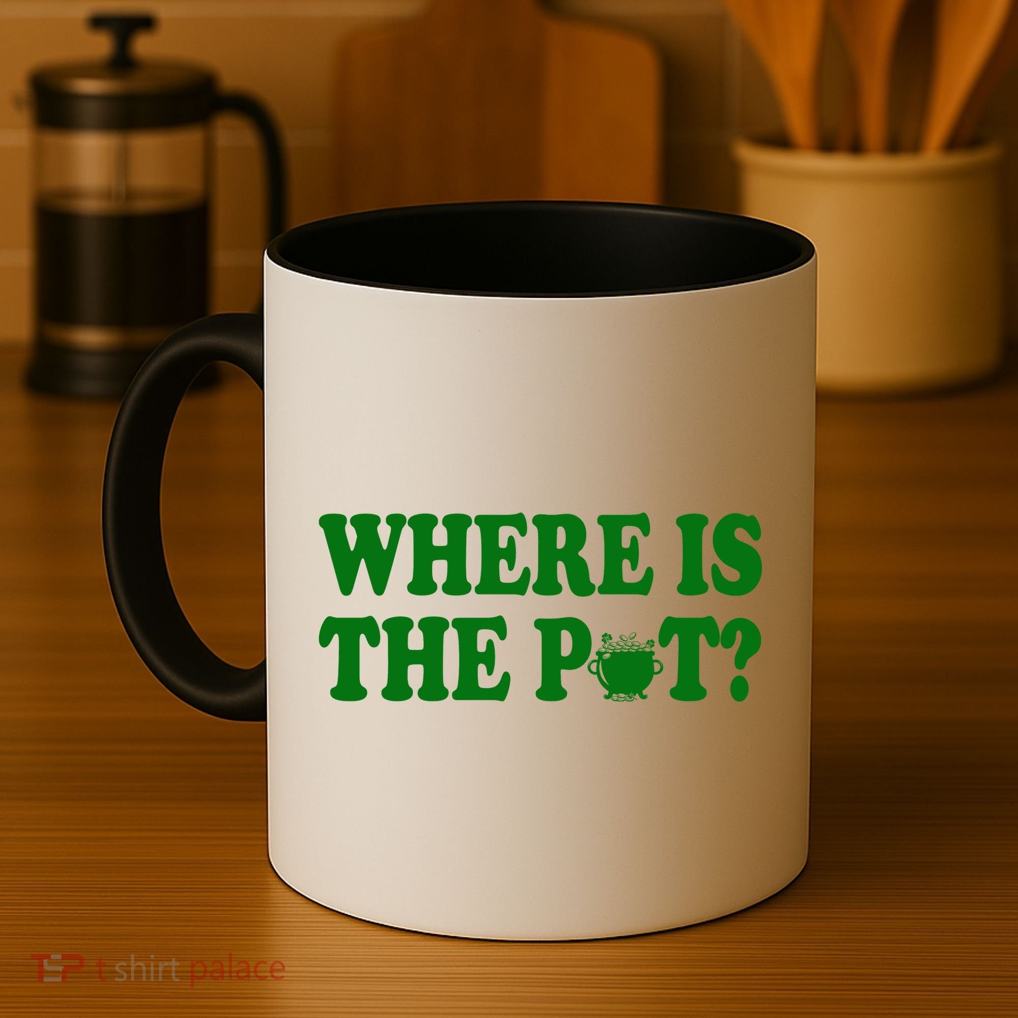 Where Is The Pot St Patricks Day Coffee Mug
