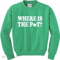 Where Is The Pot St Patricks Day Kids Sweatshirt thumb 0