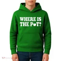 Where Is The Pot St Patricks Day Kids Hoodie thumb 4