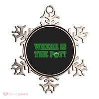 Where Is The Pot Gold Shamrock Funny St Patricks Day Ornament thumb 0